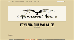 Desktop Screenshot of fowlers.ie