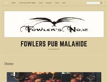 Tablet Screenshot of fowlers.ie